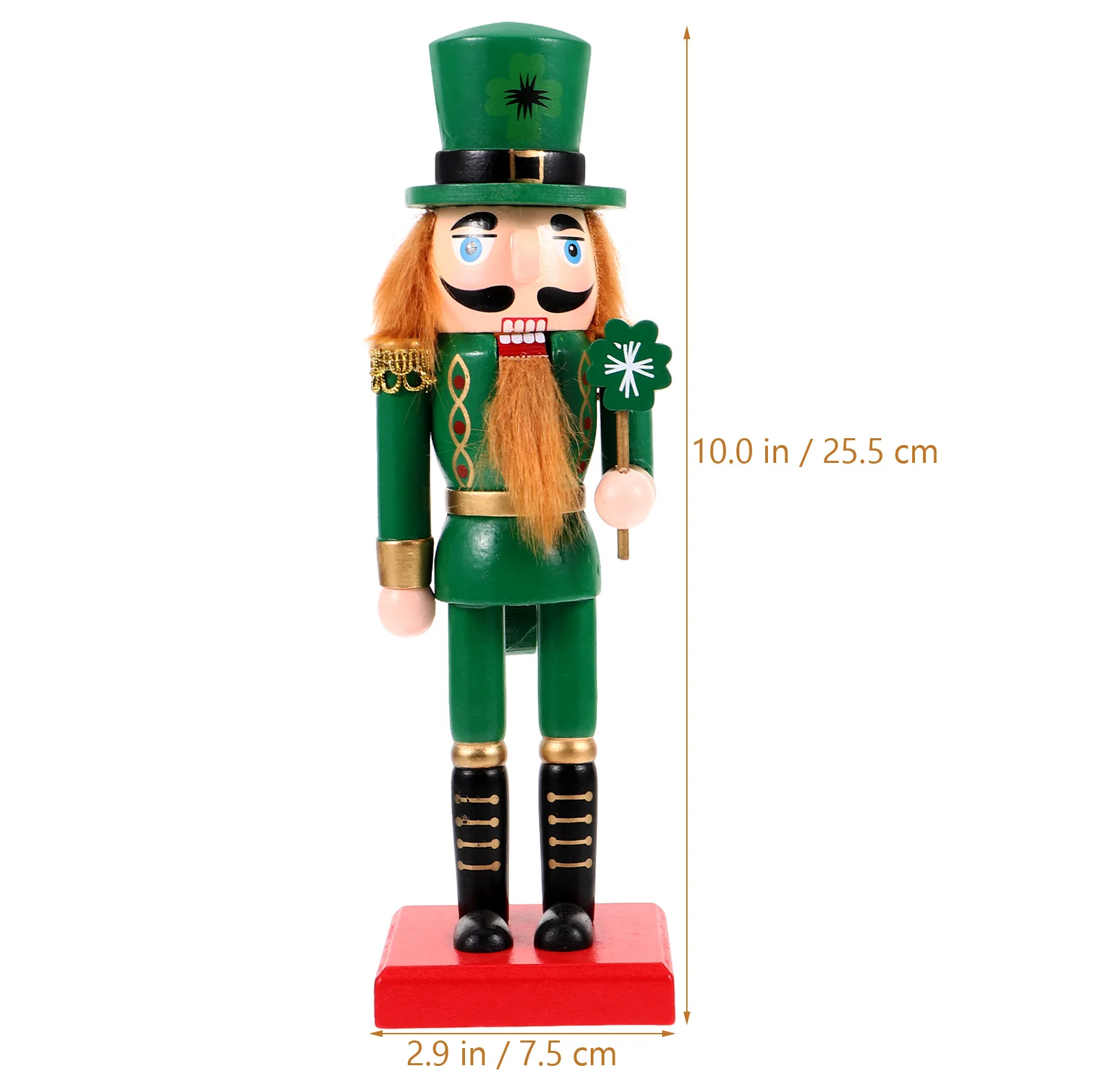 Pine Nutcracker Crackers Adorable Wooden Decor Gingerbread Decoration Green Cartoon Interior Ornament Puppet