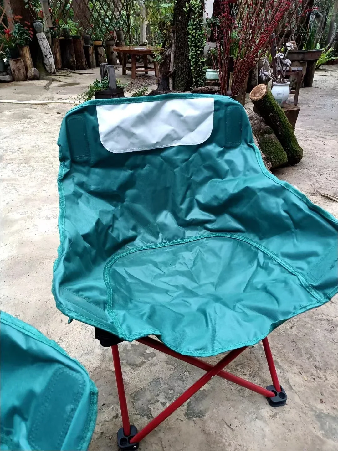 Camping Folding Moon Chair Portable Chair Lightweight Camping Chair Picnic Fishing Small Horse Stool Student Sketching Outdoor