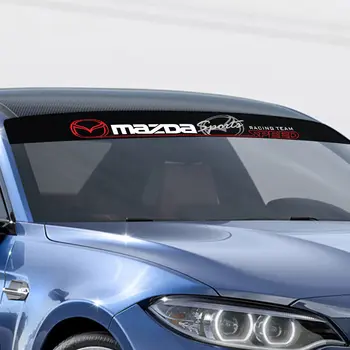 適用於馬自達3、5、CX-3、CX-4、CX-5、CX-7、CX-9、Axela、6、RX8、7、MS、MX3、MX5的汽車前後擋風玻璃遮陽裝飾貼紙 10 最佳銷售 2019年馬自達CX-5配件 - №9