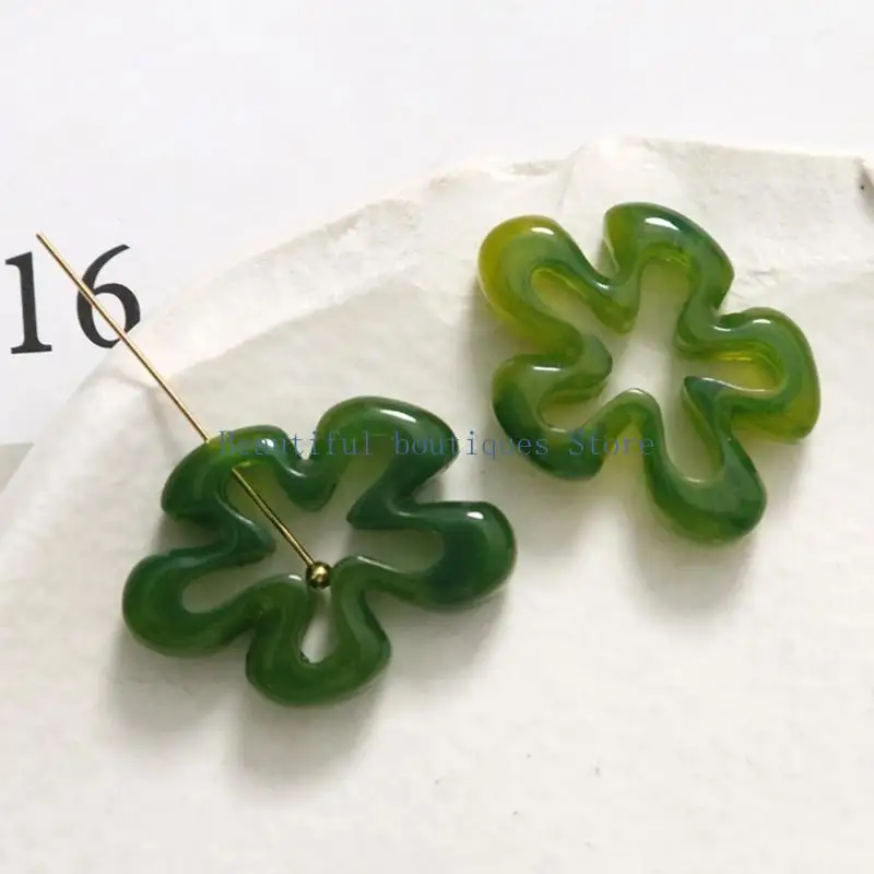 U4LF Hollow Flower Pendants Making Accessories DIY Supplies Supplies Supplies