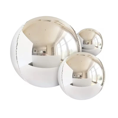 실버 블랙 포일 풍선, 마일라 풍선, 대형 금속 풍선, 크롬 풍선 장식, 4D 라운드 풍선, 22 인치, 15 인치, 10 인치, 14 개 