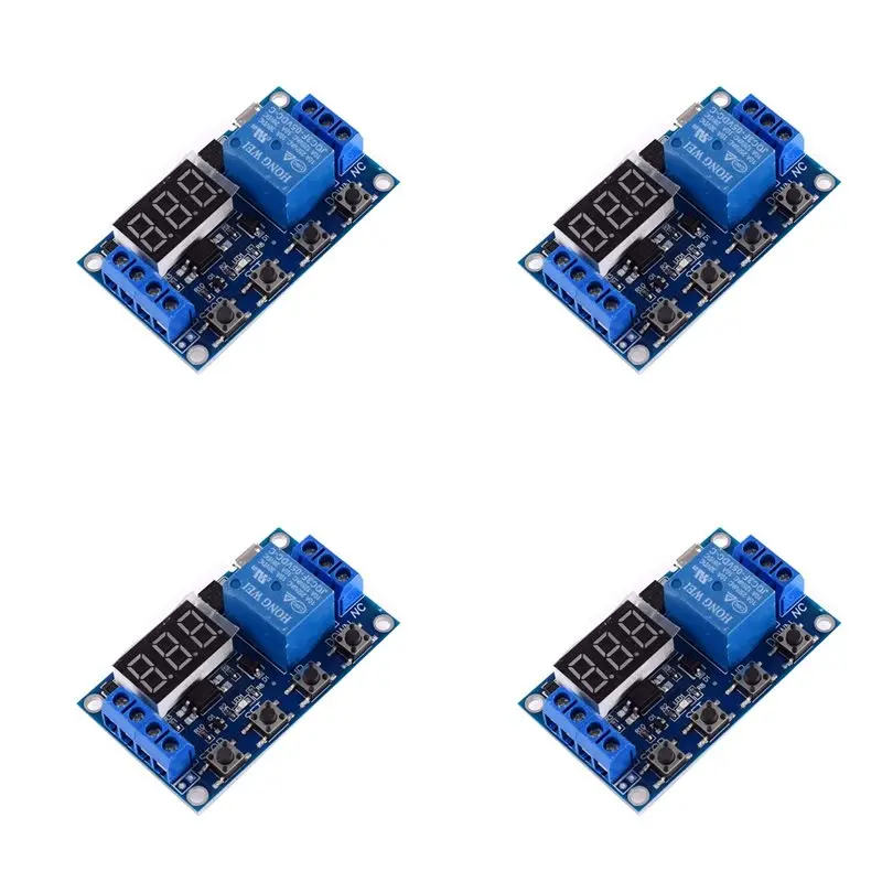 

Новый Tech 4X DC 6-30 В Поддержка Micro-USB 5 В Светодиодный дисплей Автоматизация Цикл задержки Таймер Управление выключением Задержка 6 В 9 В 12 В 24 В