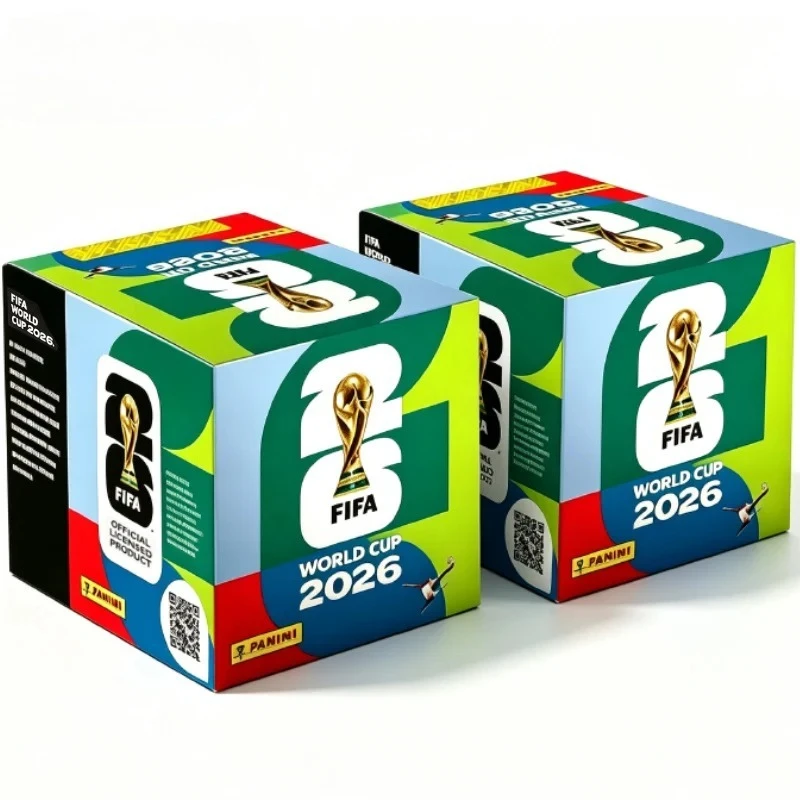 2026 World Cup Panini Sticker Box Soccer Football Collectibles Player Sticker 50Packs Complete Album Gift For Teen Football Fans