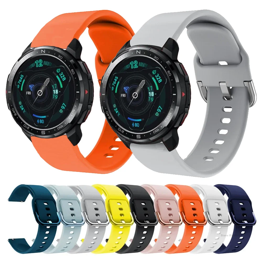 

Силиконовый ремешок для Huawei Honor GS Pro, спортивный ремешок-браслет для Honor GS Pro/Garmin venu 3/venu 2, цветной ремешок для умных часов