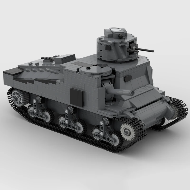 Seria Militarna KV-1 Rosyjski Ciężki Czołg MOC Klocki Konstrukcyjne Gąsienicowy Pojazd Pancerny Model Technologiczny Zestaw Klocków Zabawka dla Chłopca