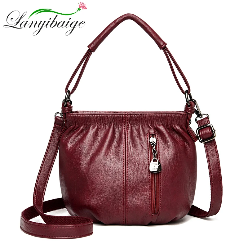 

Leather Small Shoulder Bags for Women 2023 Casual Ladies Crossbody Bag Purses and Handbags Designer Handbags High Quality Sac