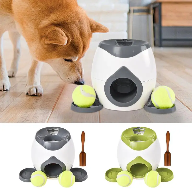 

Automatic Throwing Machine Catapult for Dog Pet Toy Tennis Launcher Pet Ball Throw Device with 2 Balls Dog Training Pet Supplies