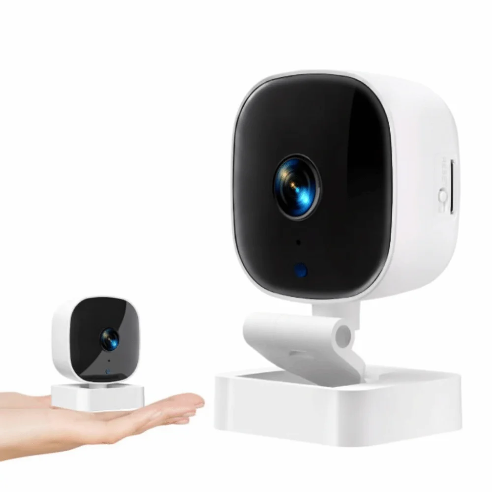 Wireless Security Camera Wide-Angle HD Surveillance Camera Motion Detection Full Color Night Vision WiFi Camera Window Mount