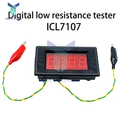 1Pcs DC5V Resistance Tester Ohmmeter Digital Display DIY Electronic Practice Kit Soldering Practice Module