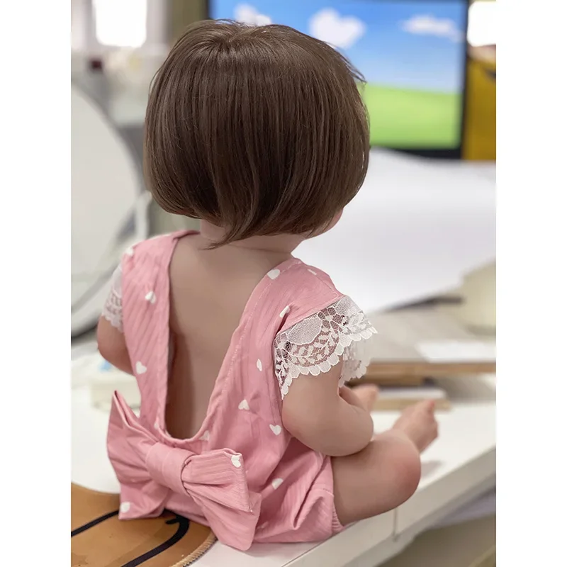 45Cm Realistische Reborn Baby Pop Bettie Zacht Lichaam Pasgeboren Afgewerkt Haar Gewortelde Pop Kinderen Baby Cadeau Poppen