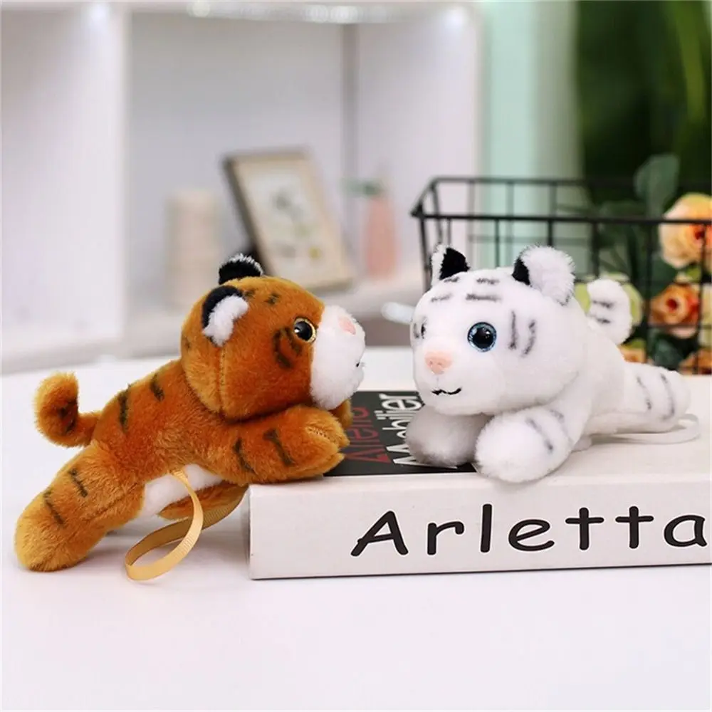 Stuffed Animals Magnetic Shoulder Plush Panda Tiger Raccoon Shoulder Plush Doll Clip on Cartoon Animal Plush Toy Kids Gift