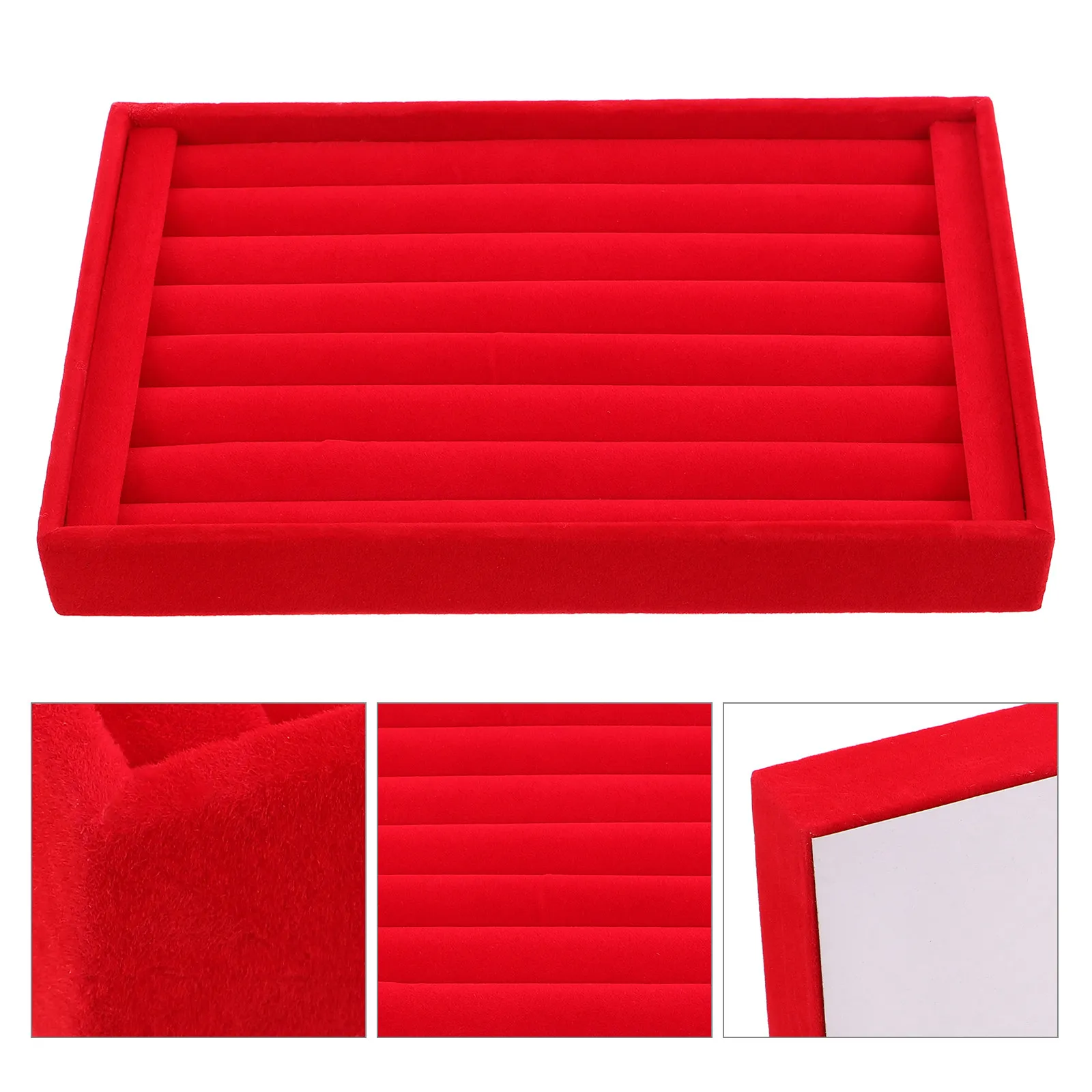 

Elegant Jewelry Organizer Ring Earring Display Stand Versatile Jewelry Box Men Women Necklace Holder Earring Storage Box Display