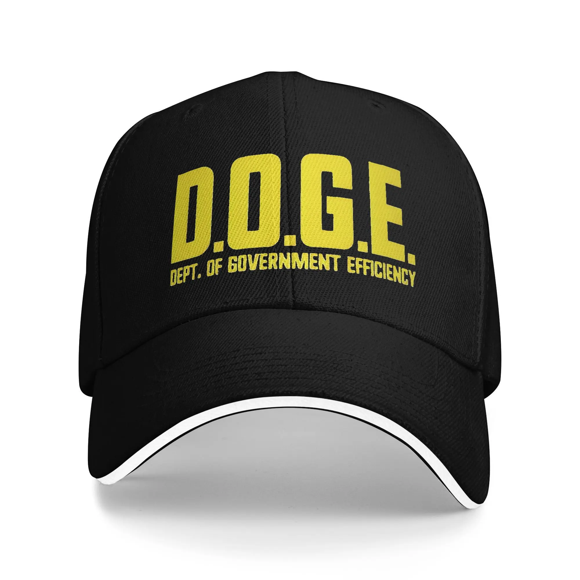 D.O.G.E. Department Of Government Efficiency DOGE Gear Adjustable Hat Summer Sunscreen Cap Men  Hip Hop Baseball Cap Casual Hats