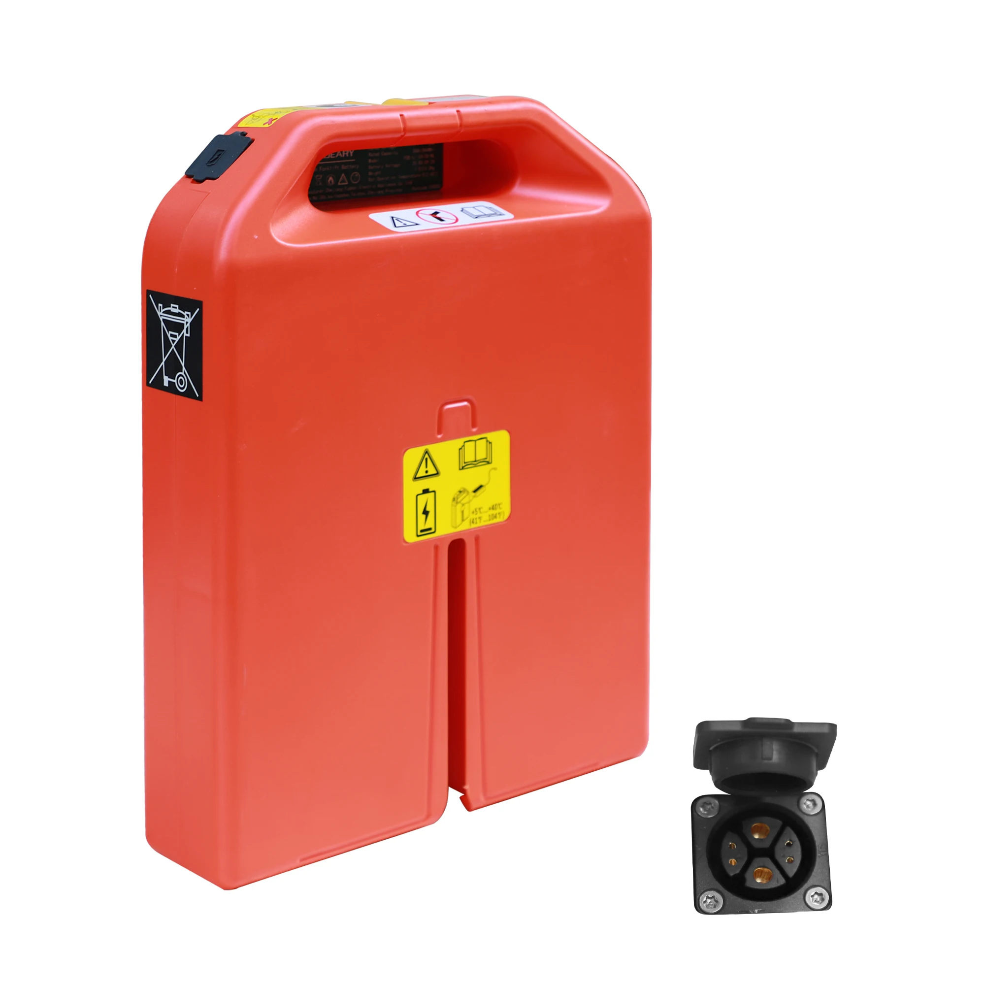 48V 20A LiFePO4 Lithium Battery for Electric Forklift NOBLELIFT PTE20N Old Mode with 4 Holes