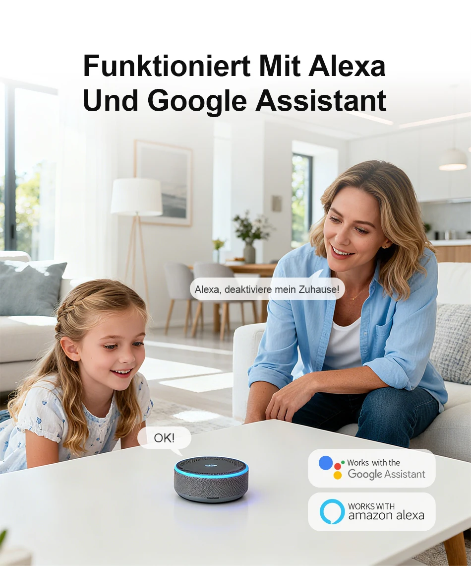 PGST Alarmanlage Einbruchschutz WiFi 2G GSM Works with Tuya Smart Life kabelloses Sicherheits Set für Zuhause Gewerbe Tür Fenster Sensoren Fernüberwachung per Smartphone – Detail 16
