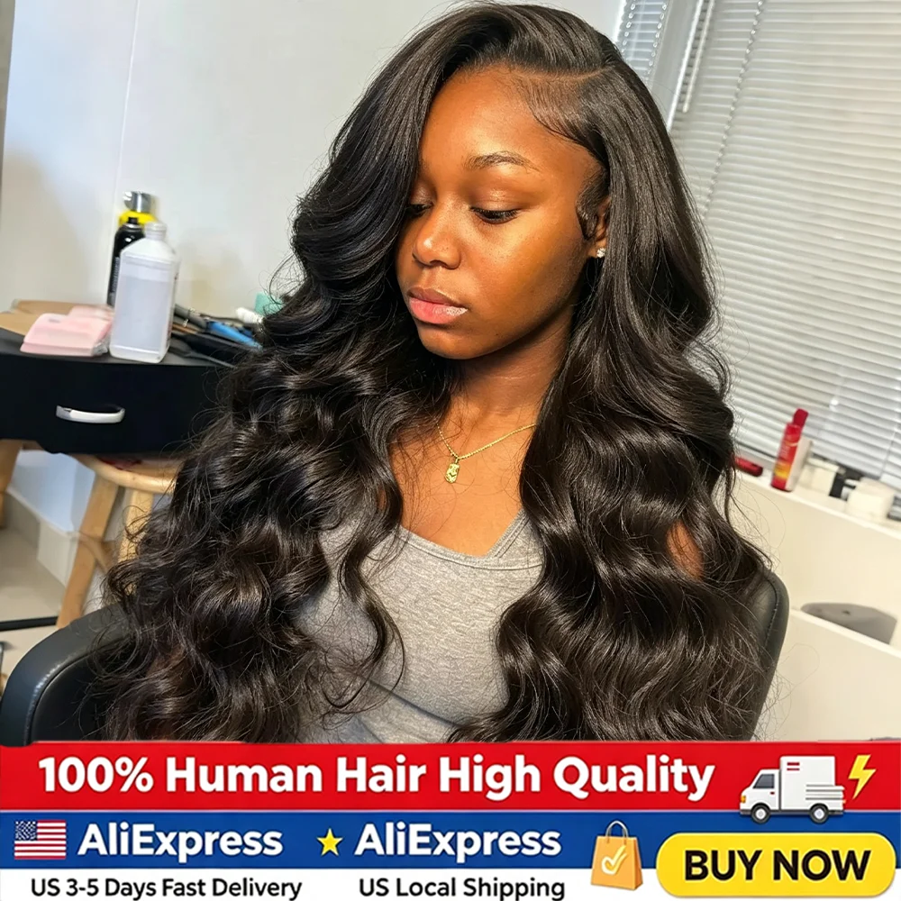 40 Inch 250 Density Body Wave Lace Front Wigs Human Hair 13X4 HD Lace Frontal Wig 13X6 Hd Lace Frontal Wig Pre Plucked for Women