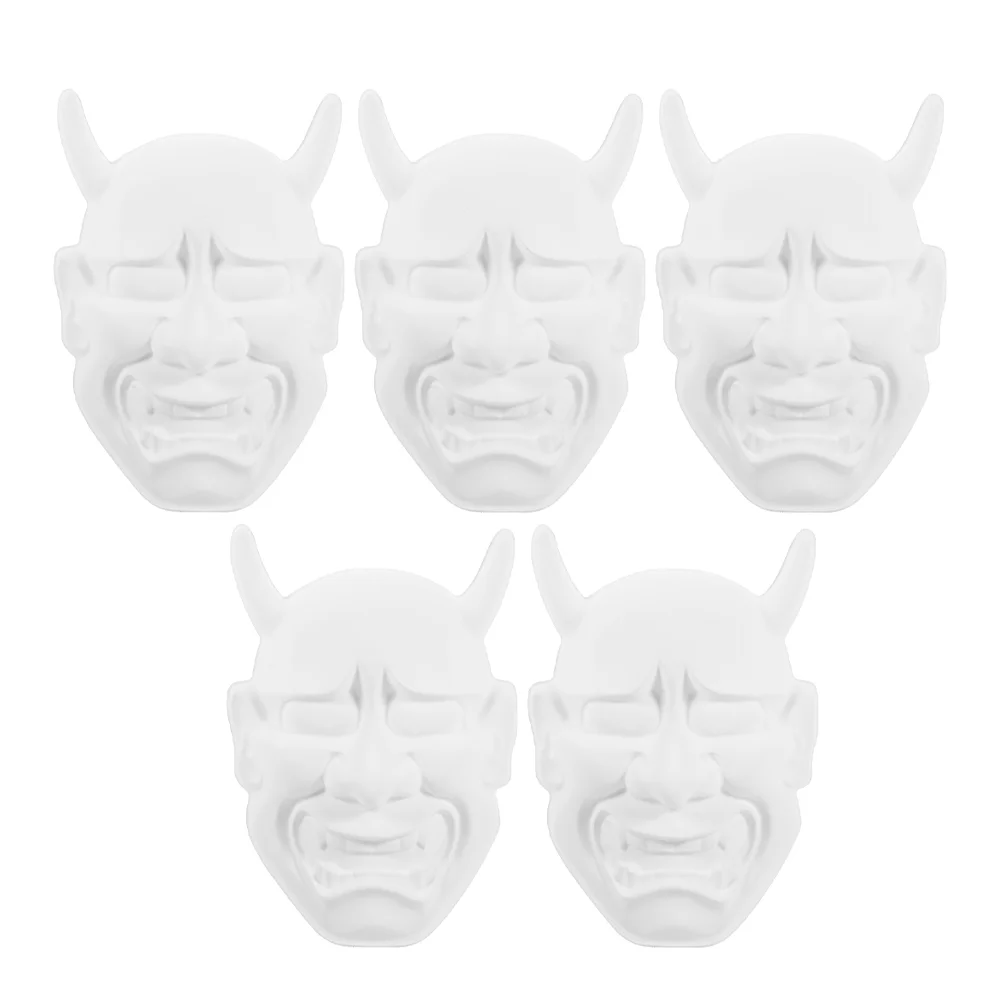 Masques de fête vierges pour enfants, masque de cosplay Tim ade, proximité de la main, monstre blanc, embryon en PVC, bricolage