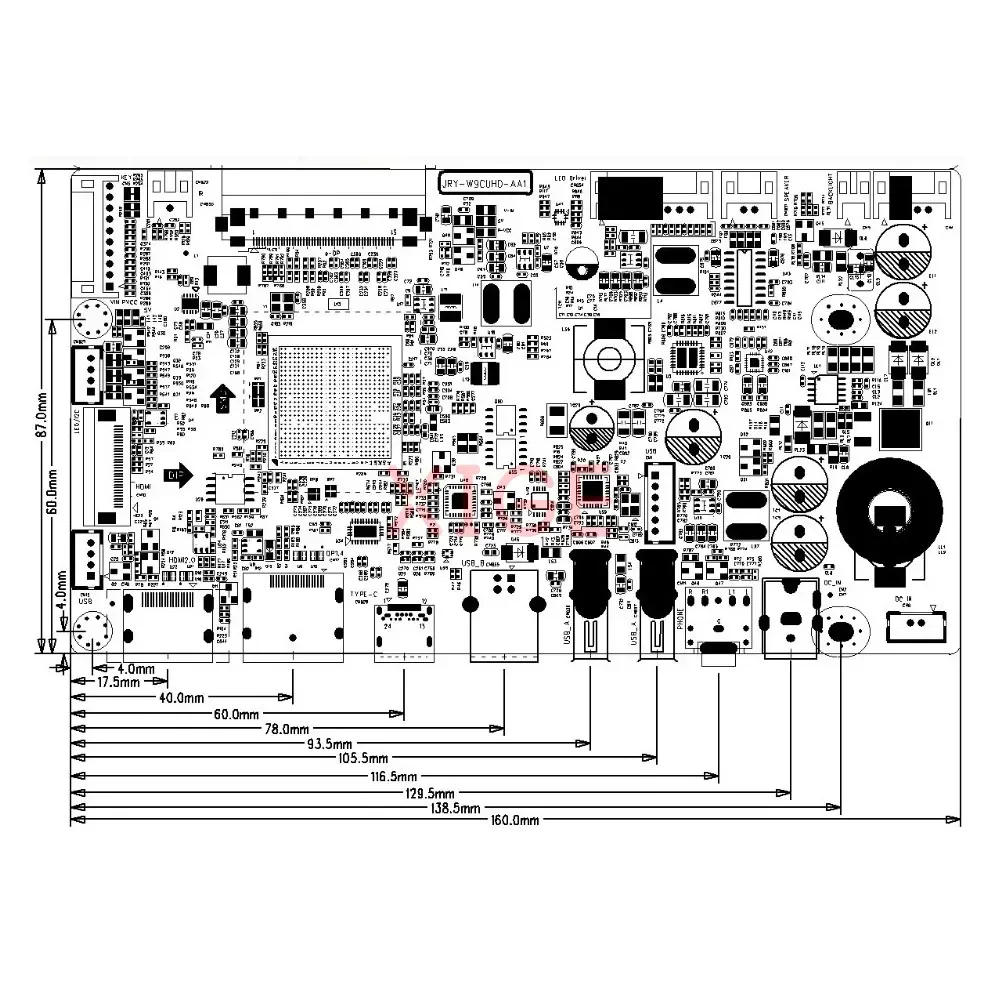 5K لوحة تحكم السائق لتقوم بها بنفسك عدة صالح LM270QQ1 LM270QQ2 5120x2880 iMac 27 "شاشة HDMI + DP + USB + TYPEC EDP 60-Pin QQHD شاشات كريستال بلورية