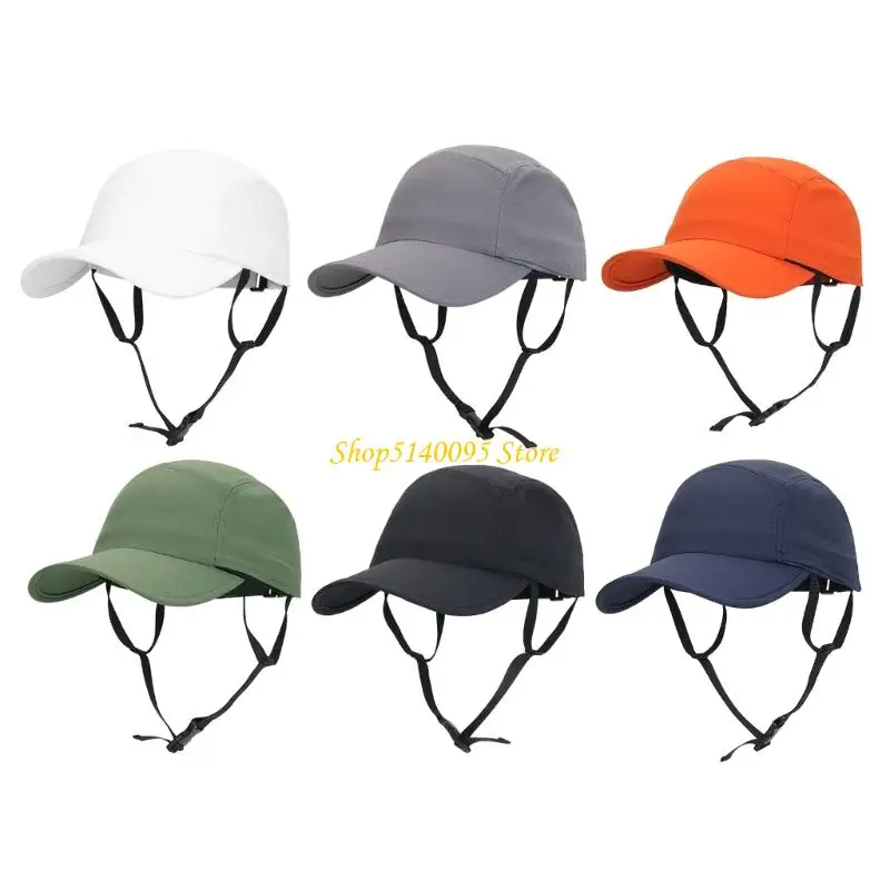

DXAE Outdoor Adventures Sun Visors Adjustable Chin Strap Design Baseball Hat For Cycling Hiking Unisex