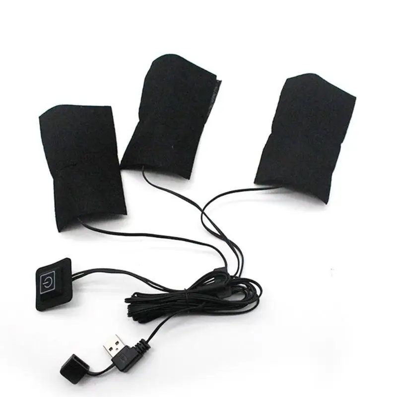 

39BD Practical USB Charged Vest Heating Film Install Sheet Directly on Outdoor Jackets Vests and Other Clothing to Keep Warm