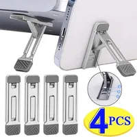 Portable Laptop Stand Aluminum Alloy Mini Folding Holder 3 Height Adjustment Notebook Bracket Accessories for  Cell Phone