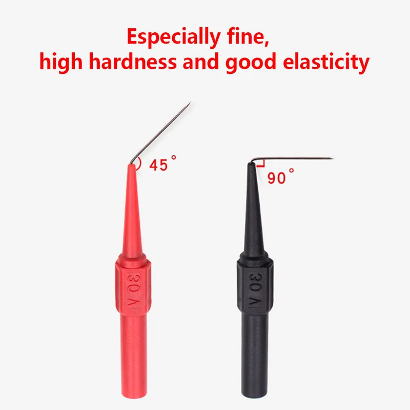 1pcs 30V Diagnostic Tools Multimeter Test Lead Extention Back Piercing Needle Tip Probes Car Automotive Test Probe Kit 0.7MM