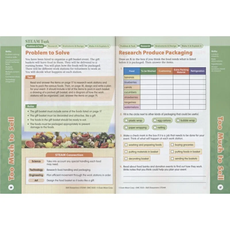 مبراة مهارة إيفان مور: STEAM، الصف 5، العمر 9 10 11 12، الكتاب الإنجليزي 9781645140849