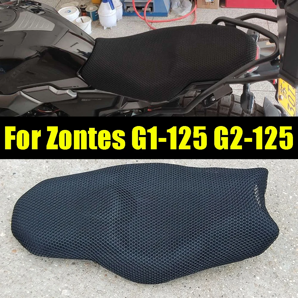 

For Zontes G1-125 G2-125 125G ZT125 125 G1 G2 Accessories Breathable Net Seat Cover Heat Insulation Seat Cushion Cover Protector