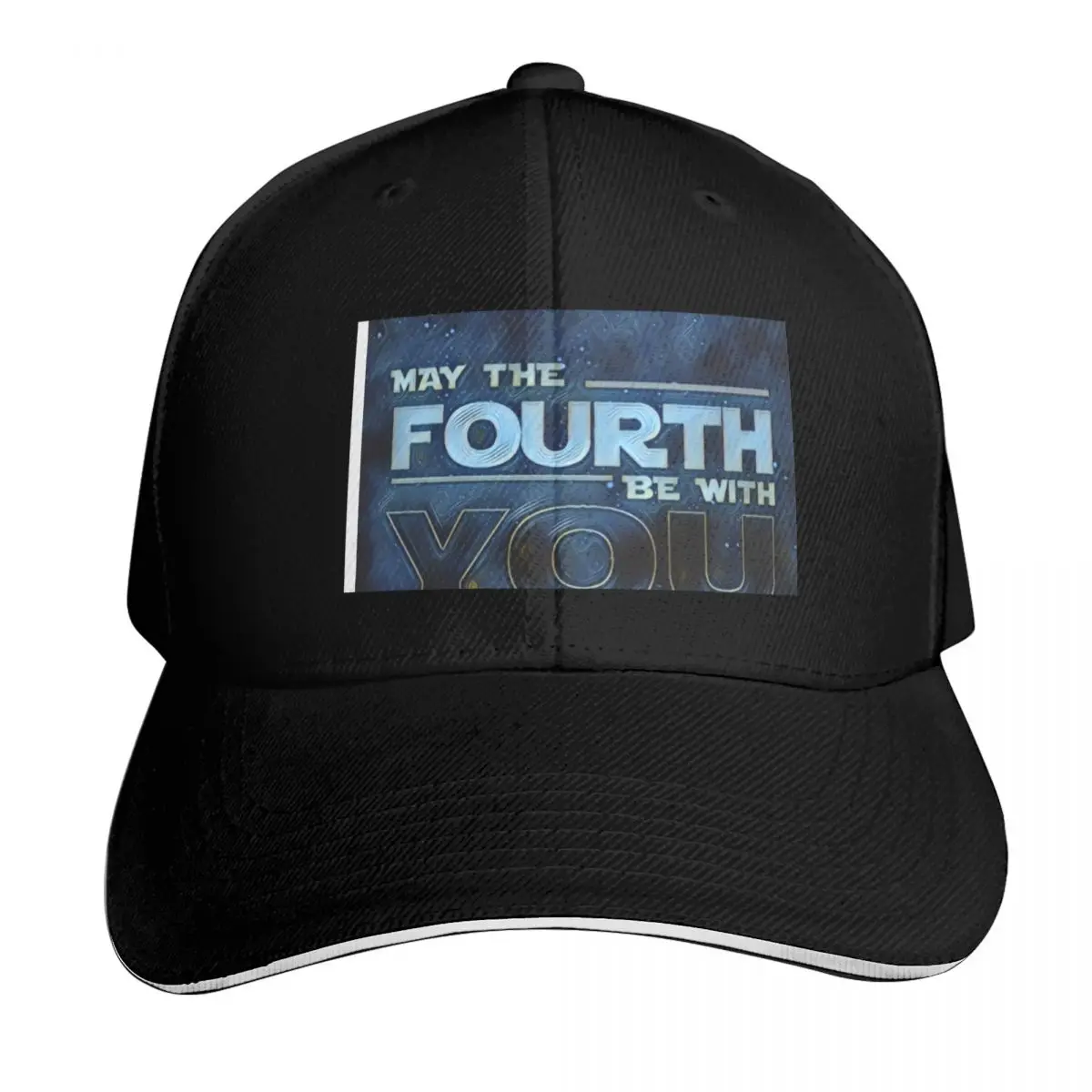 May the Fourth be with You Collection Baseball Cap Streetwear Hip Hop Trendy Vintage Retro Embroidered Lightweight Packable