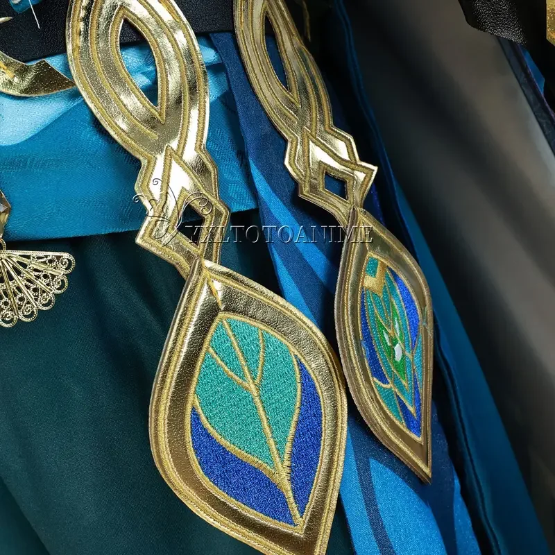 MN1 Sumeru Al Haitham Косплей Костюм Al Haitham Мужская форма Хэллоуин Alhaitham Одежда для аниме косплей 9 * Jy