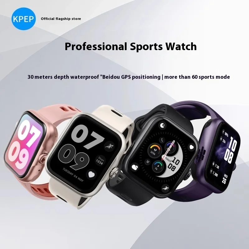 Kpep S1 Sports Watch Pro Bluetooth Smart Electronic Bracelet Gps Watch Call Waterproof Pedometer Watch Custom For Andriod/Iphone