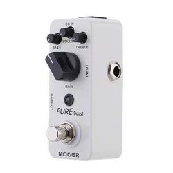 Mooer Pure Boost Micro Mini Boost Effect Pedal for Electric Guitar True Bypass