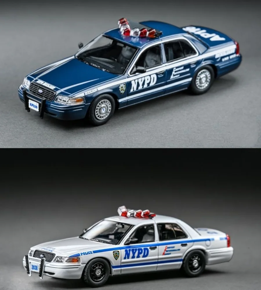 Rollin 1:64 Dodge Charger police vehicle from the 2005 New York International Auto Show Die-cast Alloy Car Model Collection Gift