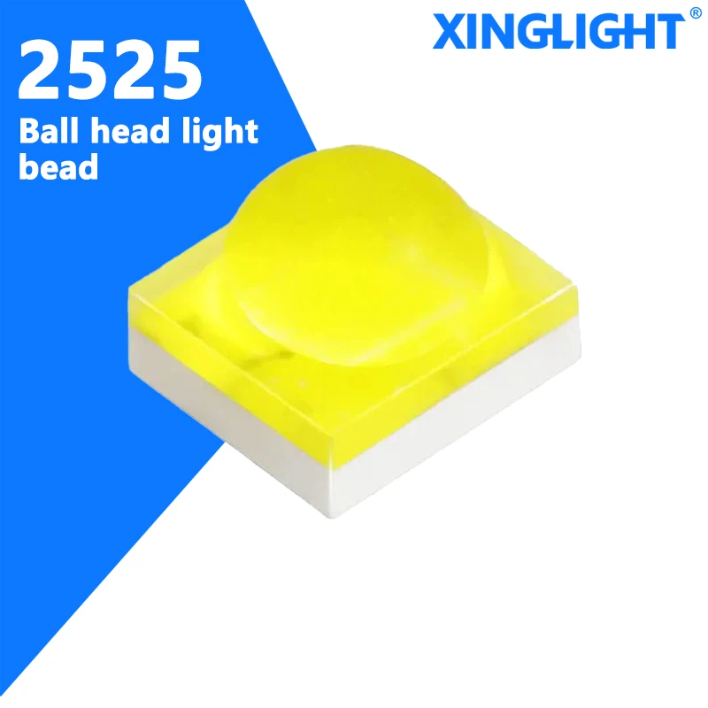 XINGLIGHT 1pcs alta potência XL-TD2525SUR 2525 diodo LED 1W bola cabelo luz branca contas LED