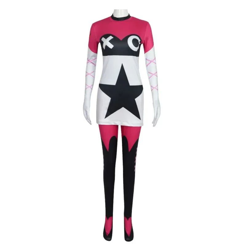 Verosika Mayday Cosplay Kostüm Pyjama Set Cosplay Hazbin Uniform Anzug Halloween Karneval Weihnachts kleid