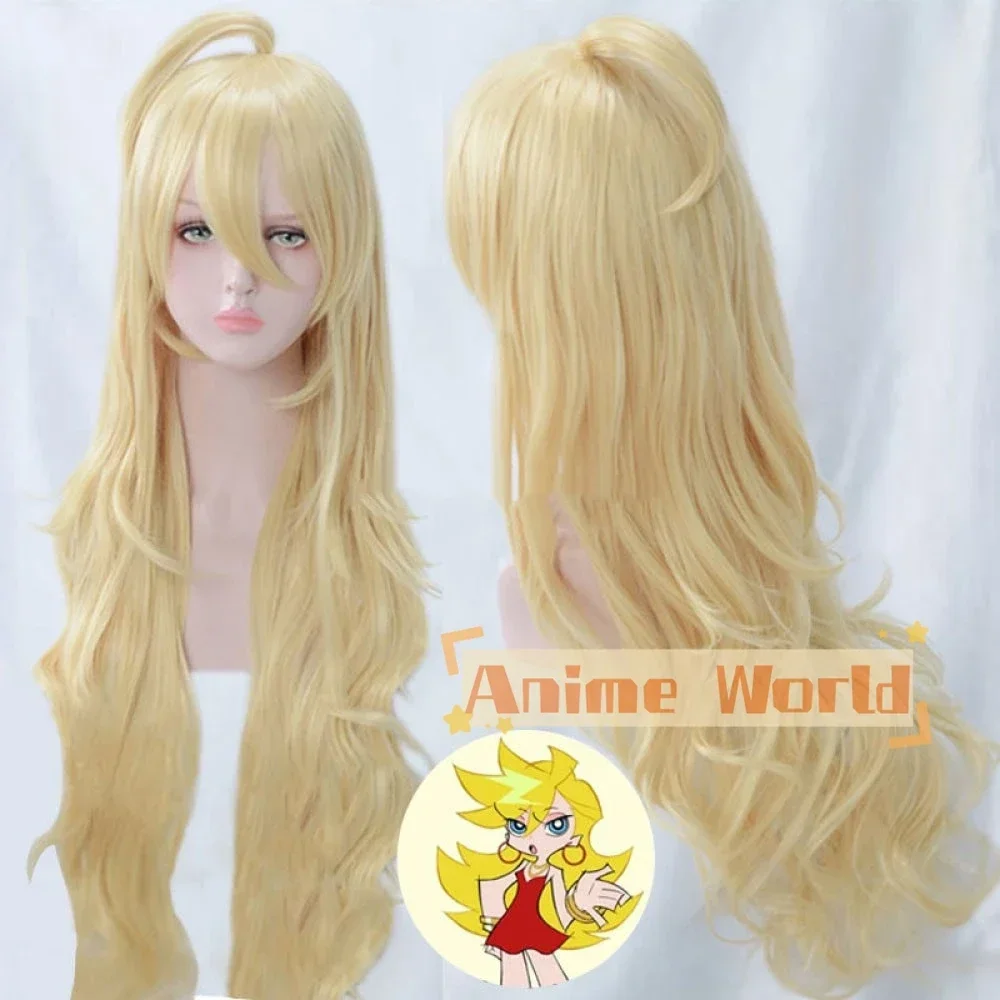 

Panty And Stocking With Garterbelt Panty Golden Cosplay Wig Halloween Synthetic Hair Heat