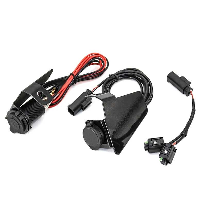 

Motorcycle Dual USB Interface Port Charger Adapter Waterproof Lighter Charger Plastic For BMW R1200GS/R1250GS/ADV