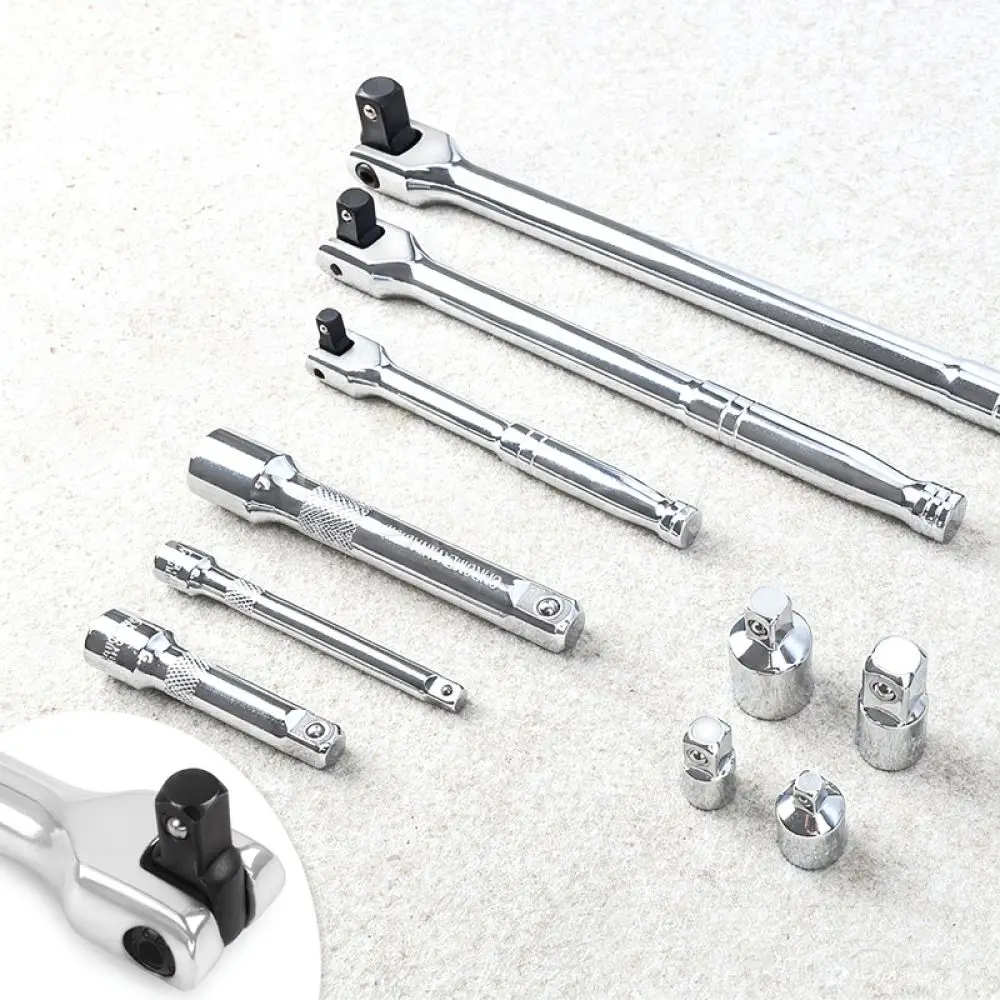 Heavy Duty 1 2 Inch Drive Flex Head Breaker Bar Swivel Handle Socket Wrench Mechanical Automotive Repair Hand Tool Kit