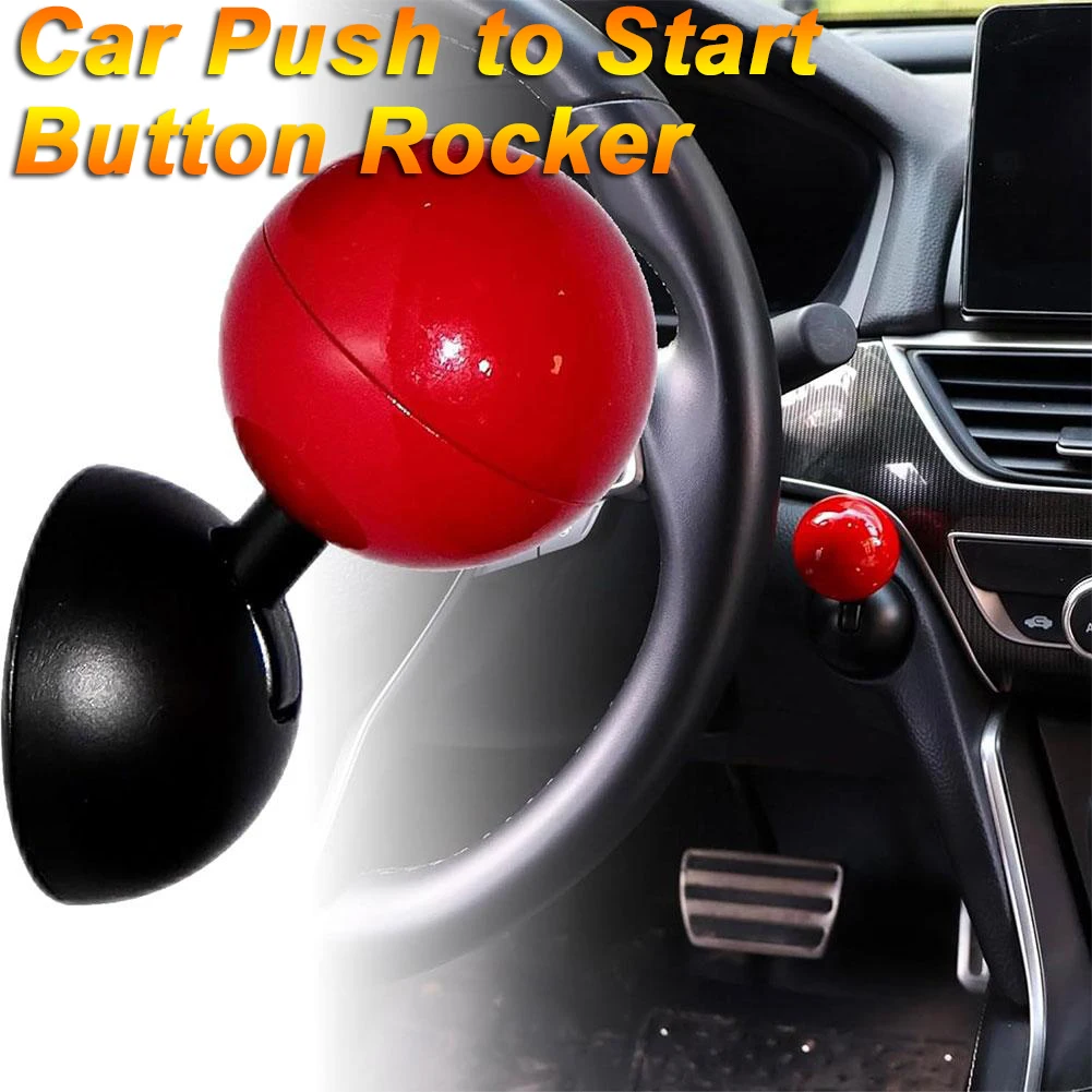 20PCS Start Button Push Start Auto Ignition Button Cover Automotive One-Touch Button Rocker Car Engine Push Start Stop Lever