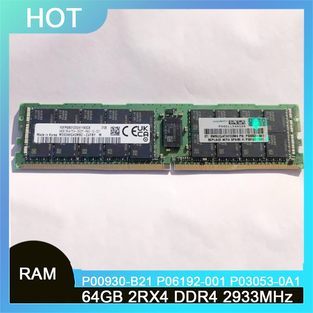 

Для HPE G10 P00930-B21 P03053-0A 1 RAM 64GB 2RX4 DDR4 2933MHz Серверная память