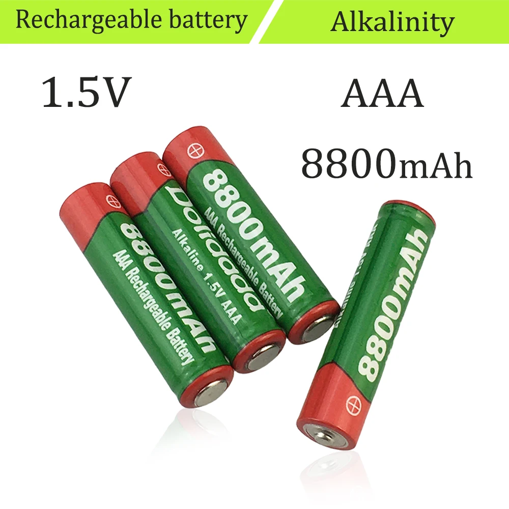 2024 nuova batteria ricaricabile AAA 1.5V 8800mAh adatta per orologi, mouse, Computer, giocattoli, telecomando, Computer Eat