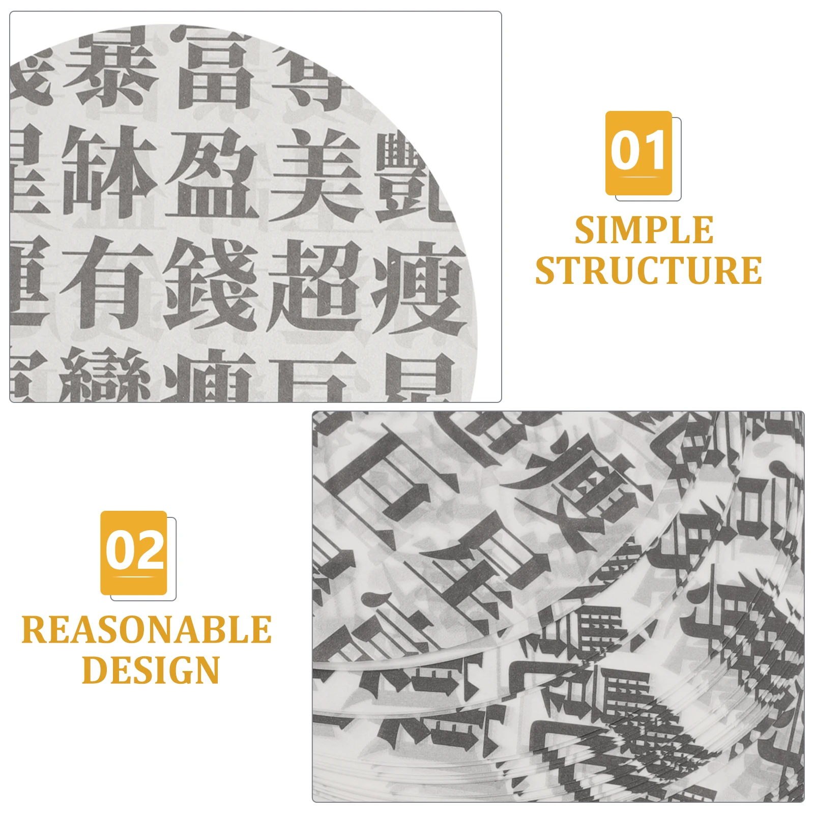 

100pcs Leakproof Cup Sealing Films Waterproof Paper Liners For Milk Tea Coffee Beverage Cups Round Shape Disposable Anti-Leak