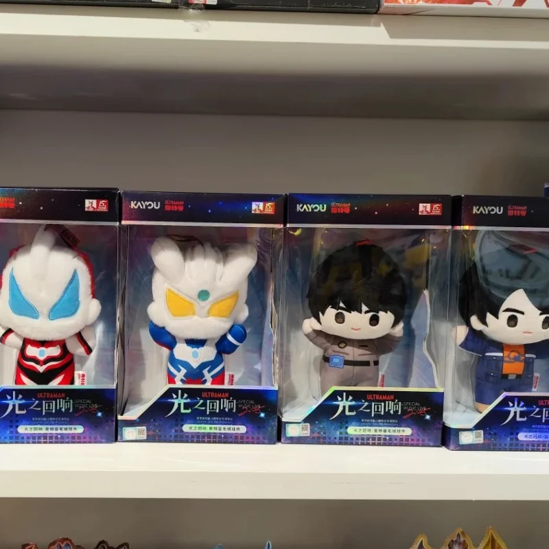 

Genuine In Stock Kayou Ultraman 2025 Echo Of Light Series Plush Keychain Anime Collection Toy Pendant Ornaments Surprise Gift