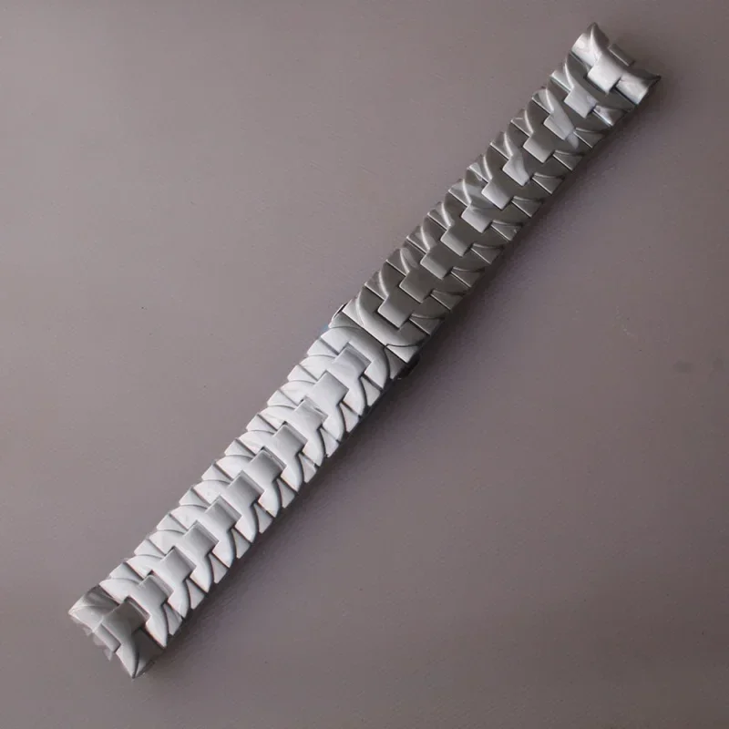 ل بانيراي حزام لومينور pam441 111 معصمه فراشة المشبك 24 مللي متر قوس واجهة الصلبة الفولاذ المقاوم للصدأ الأسود الفضة حزام الساعات