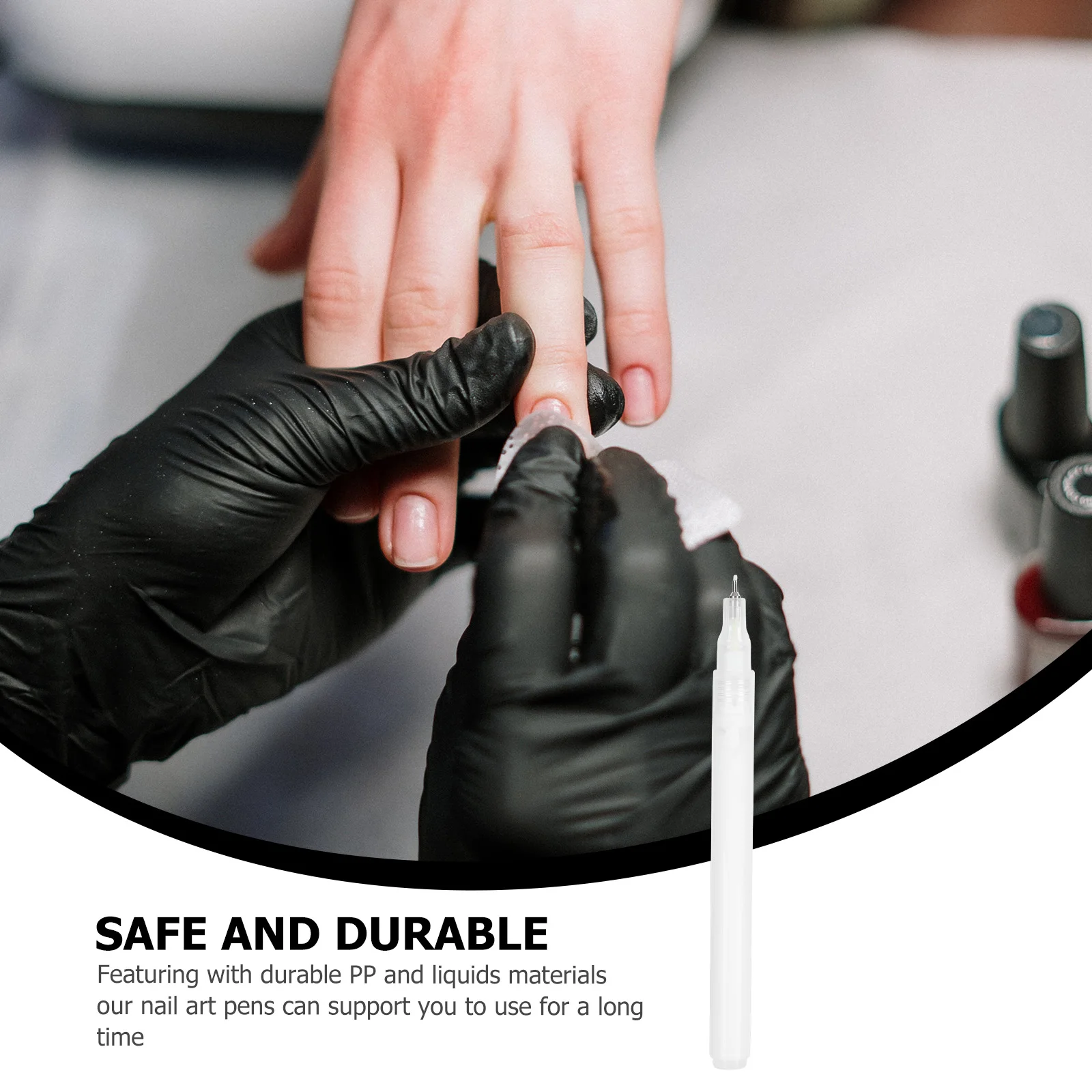 1 قطعة قلم جرافيتي مقاوم للماء لفن الأظافر دهان داي أداة مانيكير احترافية مستلزمات العبث تصميم أظافر النساء #4