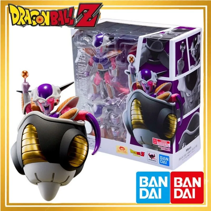 

Bandai Original Dragon Ball Z 16cm Frieza S.H.Figuarts Action Figure Shf First Form Frieza Space Pod Collectible Anime Toys For