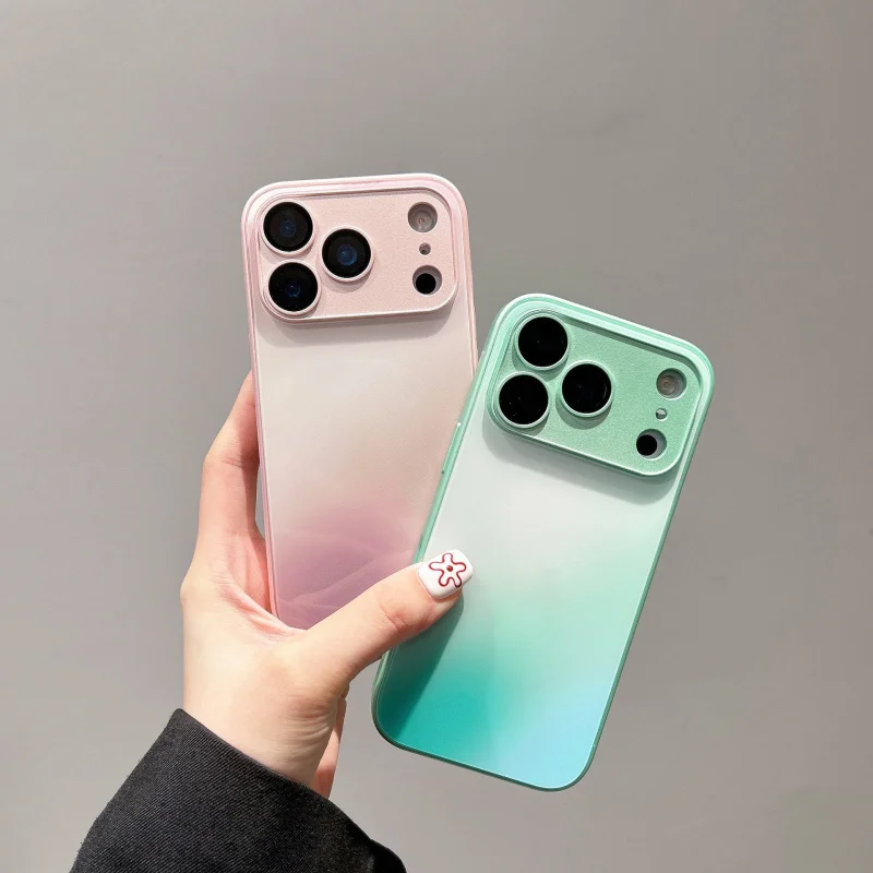 

Suitable for iPhone 17 Pro max phone case glass paint high-end feeling Apple 16 anti drop all inclusive protective cover