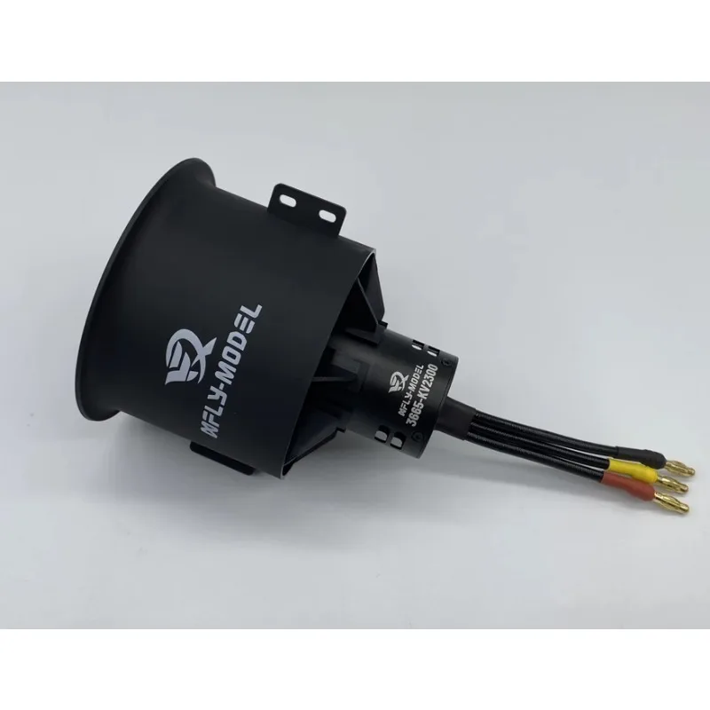 XFly model aircraft 80mm V2 12 blade bypass power group 3665-KV2300 6S internal rotation