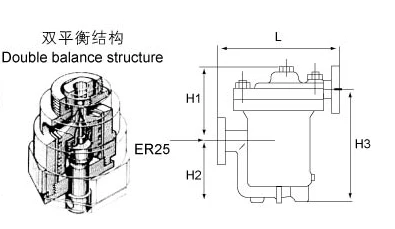 High Quality Inverted Bucket Trap for Steam System Efficient Condensate Drainage Durable Design