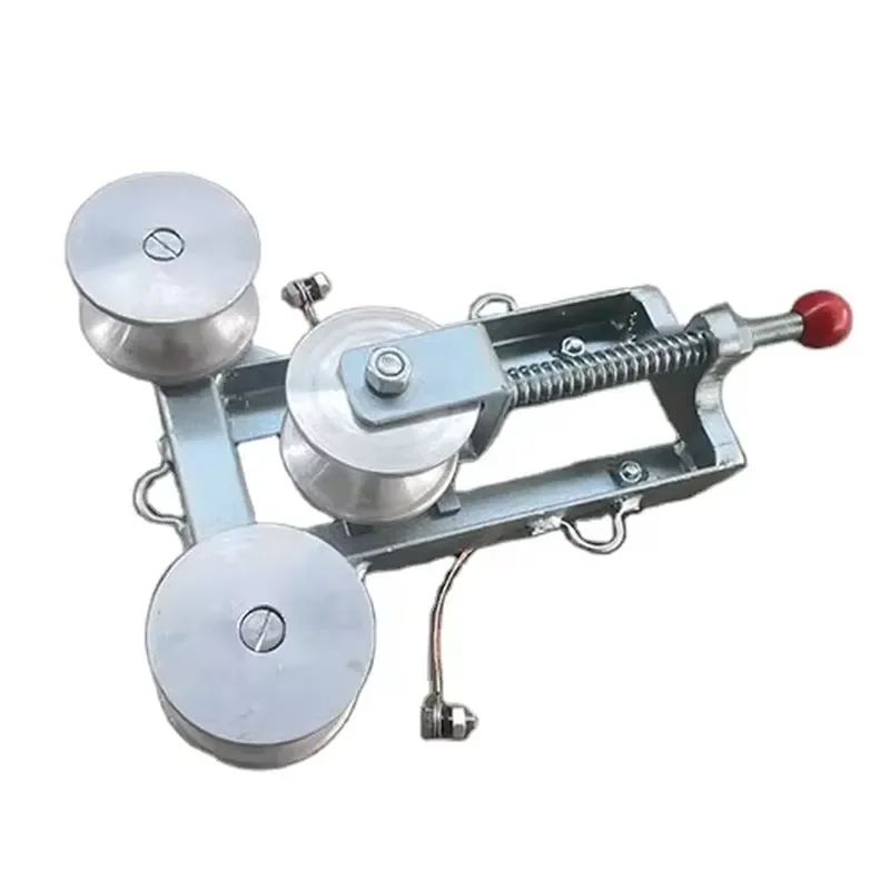 Durable Conductor Earth Grounding Wire String Pulley Block Sheave for Construction Made of Steel Nylon Aluminium OEM Support